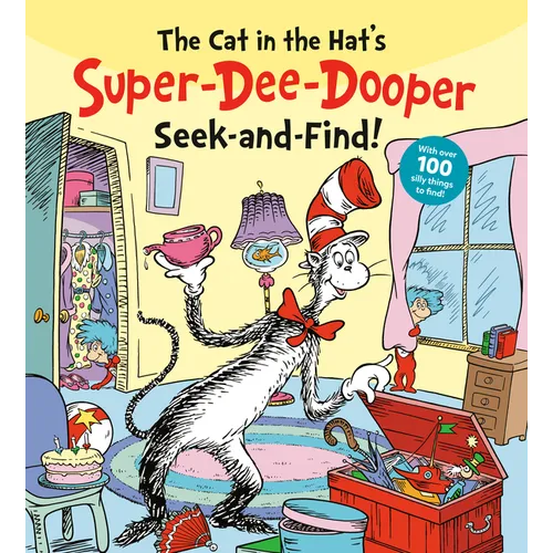 The Cat in the Hat's Super-Dee-Dooper Seek and Find!: With Over 100 Silly Things to Find - Board Book