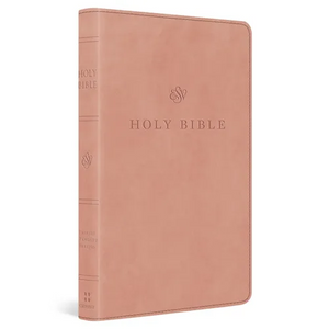 ESV Premium Church Bible, Large Print, Red Letter (Trutone, Blush Rose) - Imitation Leather