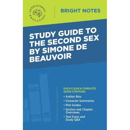 Study Guide to The Second Sex by Simone de Beauvoir - Paperback
