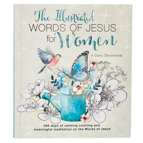 Illustrated Words Jesus for Women Devotional Book - Paperback