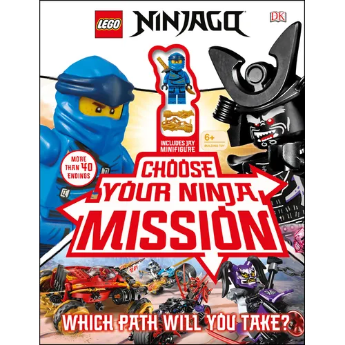 Lego Ninjago Choose Your Ninja Mission: With Ninjago Jay Minifigure - Hardcover