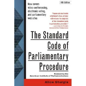 The Standard Code of Parliamentary Procedure, 4th Edition - Paperback