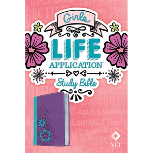 Girls Life Application Study Bible-NLT - Imitation Leather