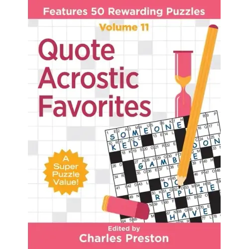 Quote Acrostic Favorites: Features 50 Rewarding Puzzles - Paperback