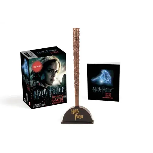 Harry Potter Hermione's Wand with Sticker Kit: Lights Up! - Novelty