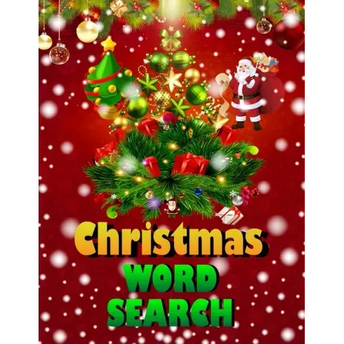 Christmas word search.: Easy Large Print Puzzle Book for Adults, Kids & Everyone for the 25 Days of Christmas. - Paperback