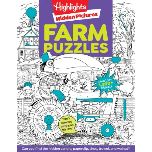 Farm Puzzles: Ultimate Farm Picture Puzzle Book with Over 1,200 Objects to Seek and Find, Farm-Themed Activity Book for Kids 6 and Older - Paperback
