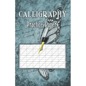 Calligraphy Practice Paper: 100 sheet pad, calligraphy style writing paper and workbook. - Paperback