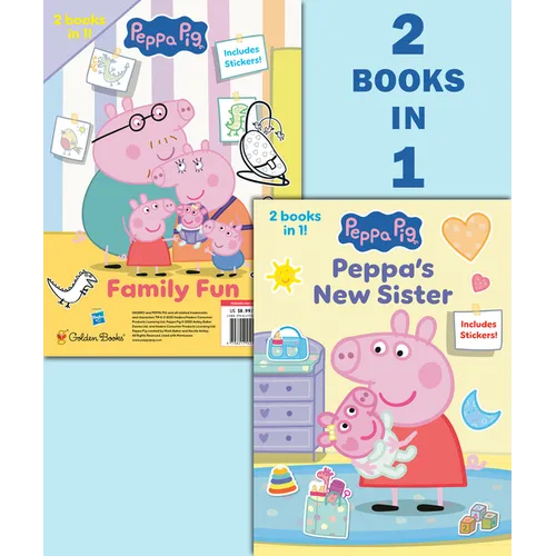 Peppa's New Sister/Family Fun (Peppa Pig) - Paperback