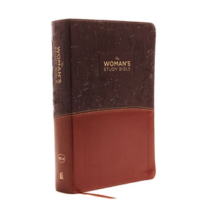 The NKJV, Woman's Study Bible, Fully Revised, Imitation Leather, Brown/Burgundy, Full-Color, Indexed: Receiving God's Truth for Balance, Hope, and Tra - Imitation Leather