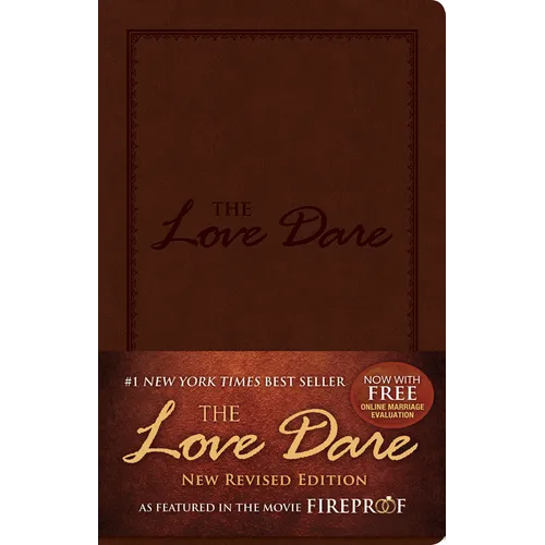 The Love Dare, Leathertouch: Now with Free Online Marriage Evaluation - Imitation Leather