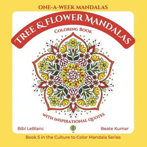 One-A-Week Tree & Flower Mandalas - Paperback