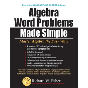 Algebra Word Problems Made Simple - Paperback
