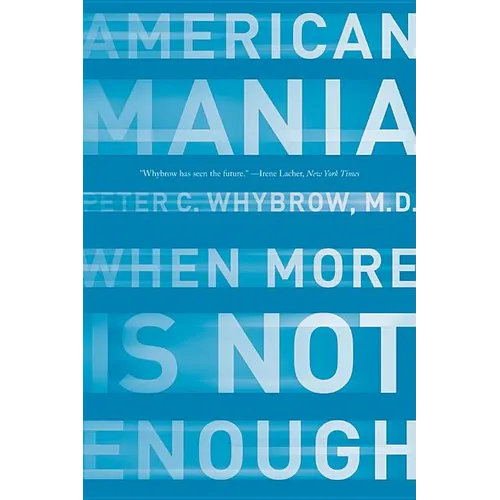 American Mania: When More Is Not Enough - Paperback