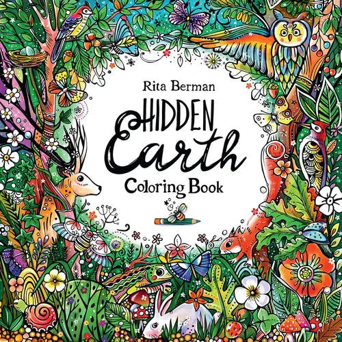 Hidden Earth Coloring Book - Paperback