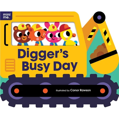 Digger's Busy Day: Shaped Board Book - Board Book