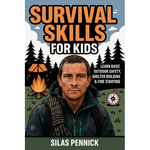 Survival Skills for Kids: Learn Basic Outdoor Safety, Shelter Building & Fire Starting - Paperback