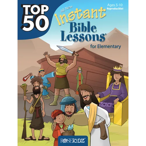 Top 50 Instant Bible Lessons for Elementary with Object Lessons - Paperback