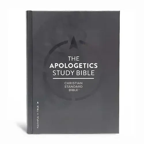 CSB Apologetics Study Bible, Hardcover: Black Letter, Defend Your Faith, Study Notes and Commentary, Ribbon Marker, Sewn Binding, Easy-To-Read Bible S - Hardcover