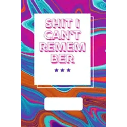 Shit i can't remember - Paperback