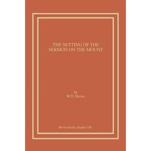 The Setting of the Sermon on the Mount - Paperback