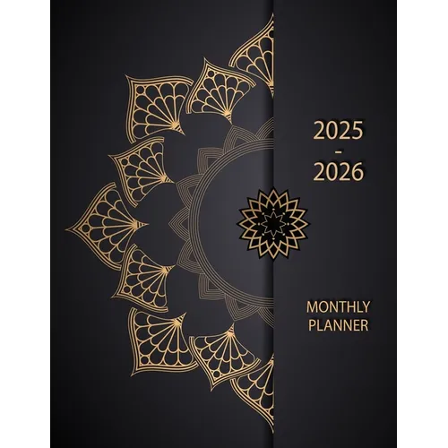 Monthly Planner 2025 2026 - Paperback