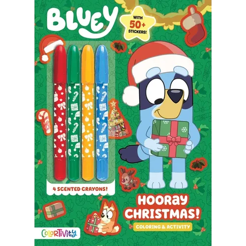 Bluey Colortivity: Hooray Christmas! - Paperback