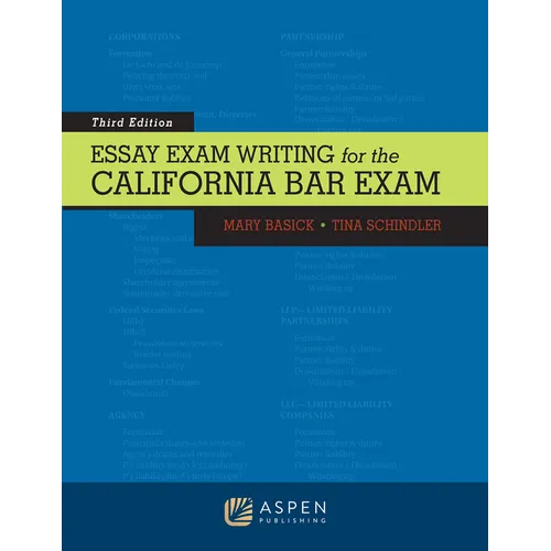 Essay Exam Writing for the California Bar Exam - Paperback