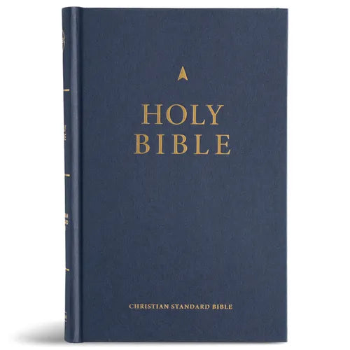 CSB Church Bible, Navy Hardcover - Hardcover