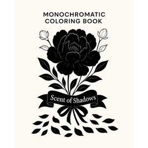 Monochromatic Coloring Book - Scent of Shadows - Paperback