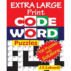 EXTRA LARGE Print CODEWORD Puzzles - Paperback