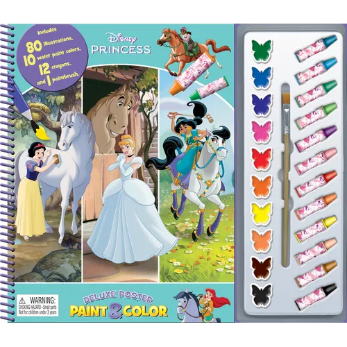 Disney Princess (New) Deluxe Poster Paint & C - Novelty