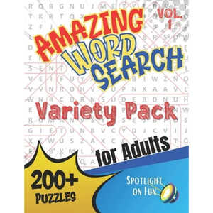 Amazing Word Search for Adults Variety Pack Vol. 1: Word Puzzle Book for Adults, Seniors - Paperback
