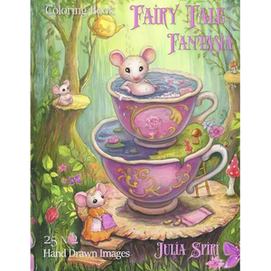 Fairy Tale Fantasia Coloring Book: A Hand-Drawn Coloring Journey with Whimsical and Fantasy Creatures - Paperback