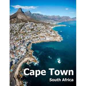 Cape Town South Africa: Coffee Table Photography Travel Picture Book Album Of An African Country And Port Coast City Large Size Photos Cover - Paperback