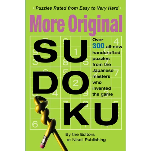 More Original Sudoku - Paperback