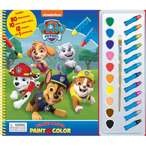 Paw Patrol Deluxe Poster Paint & Color - Novelty