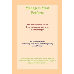 Managers Must Perform - Paperback