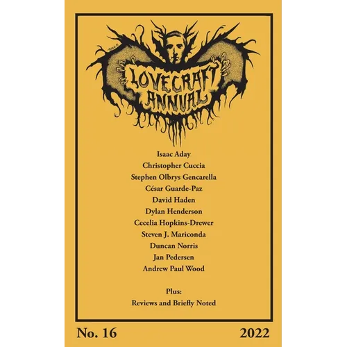 Lovecraft Annual No. 16 (2022) - Paperback