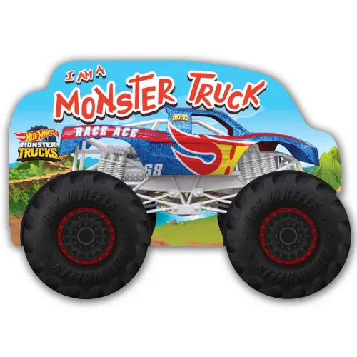 Hot Wheels: I Am a Monster Truck: A Board Book with Wheels - Board Book