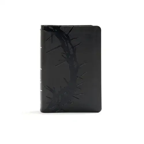 KJV Large Print Compact Reference Bible, Charcoal Leathertouch - Imitation Leather