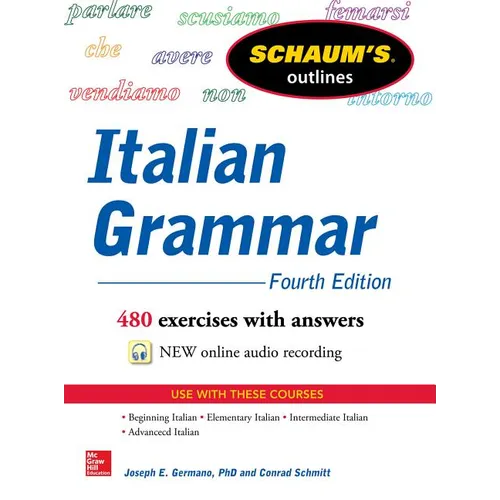 Schaum's Outline of Italian Grammar, 4th Edition - Paperback