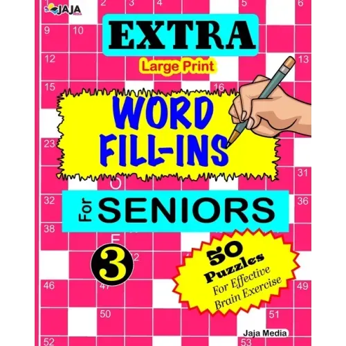 EXTRA Large Print WORD FILL-INS FOR SENIORS: Vol. 3 - Paperback