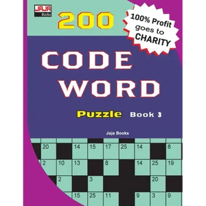 200 CODE WORD Puzzle Book 3 - Paperback