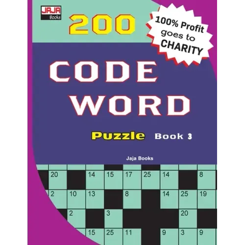 200 CODE WORD Puzzle Book 3 - Paperback