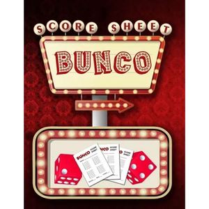 Bunco Score Sheets: 100 Score Keeping for Bunco Lovers - Paperback