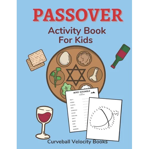 Passover Activity Book for Kids: Puzzles for Kids Aged 6-12