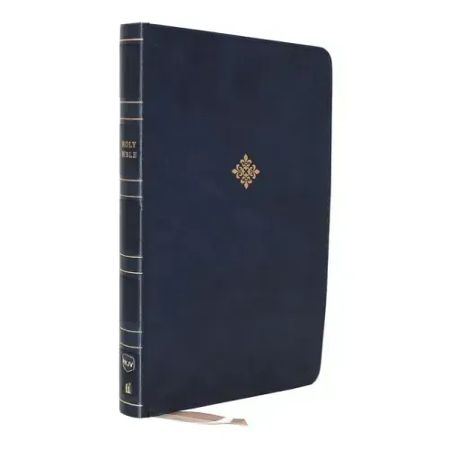 Nkjv, Reference Bible, Center-Column Giant Print, Leathersoft, Blue, Red Letter Edition, Comfort Print: Holy Bible, New King James Version