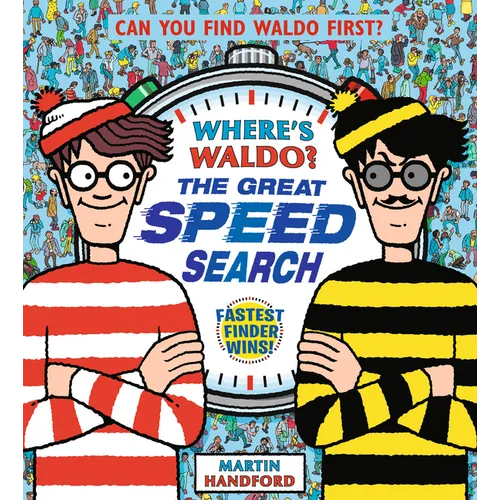 Where's Waldo?: The Great Speed Search: (A Hidden Object Activity Book That Lays Flat for Head-To-Head Competition with Friends & Family - A Perfect G - Hardcover