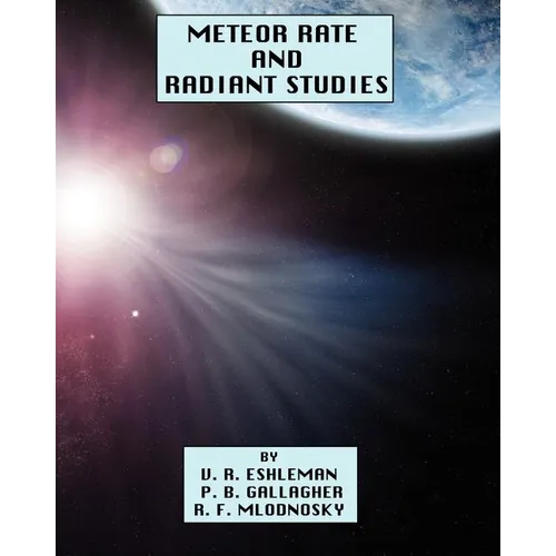 Meteor Rate and Radiant Studies - Paperback